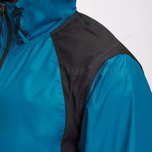 Chaqueta Cortavientos Impermeable y Transpirable de Alta Calidad para Hombre, con Cuello Alto, Ecológica, Elegante, de Lona, para Invierno, Servicio OEM - Product Image 5