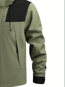 Men Custom Logo Wholesale Outdoor Woven Softshell Waterproof Windbreaker <b>Jacket</b> Men - Product Image 5