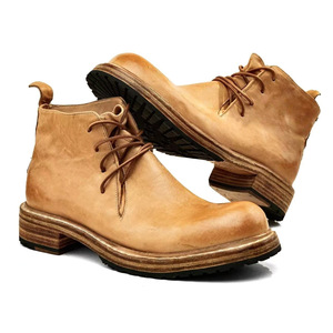 Bottes de travail durables en polaire avec soutien et talon antidérapant pour hommes, idéales pour le travail en extérieur et les longues promenades - Product Image 6