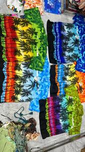 Green Leaf Print Short Sleeve <b>Shirt</b> - Product Image 3