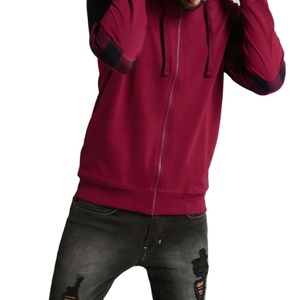 Sweats à capuche zippés respirants pour hommes de taille personnalisée/Vente en gros Nouveau style Sweats à capuche zippés légers pour hommes 100% coton épais polaire - Product Image 5