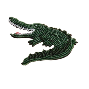 Broche personalizado de cuentas de semillas hecho a mano elegante para ropa broche de bordado con cuentas de glowin fashion - Product Image 2