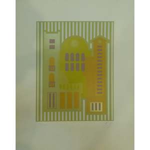 Lienzo con estampado original a mano en español, listo para colgar, para decoración de pared del hogar, 13 x 14, Abcp-259 - Product Image 1