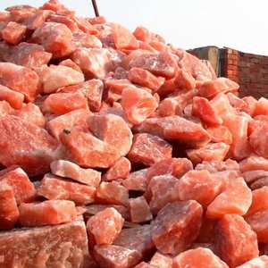 Pierre murale en sel de l'Himalaya naturel coupée sur le côté pour la construction de sauna, salle de massage, panneaux muraux | Sel rose de l'Himalaya 100% pur, export - Product Image 5