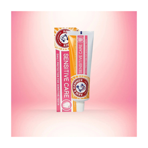 Soulagez l'inconfort et maintenez la santé bucco-dentaire avec le dentifrice Arm and Hammer Sensitive 125 ml, blanchissant et pour usage domestique - Product Image 3