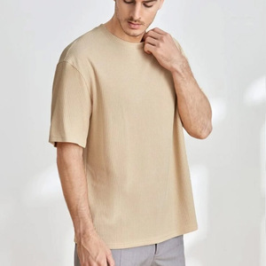 T-shirts pour hommes Coton biologique vierge personnalisé Respirant 100% coton T-shirts pour hommes T-shirts pour hommes de haute qualité - Product Image 3