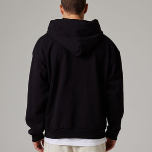 Sudadera con Capucha de Alta Calidad 100% Algodón, 230-500gsm, Gruesa, con Cierre y Logotipo Personalizado - Product Image 3