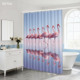 Custom Printed Shower Shower <b>Curtain</b> for Bathroom Waterproof Polyester <b>with</b> <b>Hooks</b> - Product Image 6