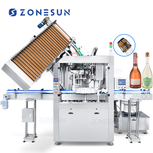 ZONESUN ZS-YG17 automatique <span class=keywords><strong>cidre</strong></span> mousseux Champagne liqueur bouteille de vin Corker et fil-hoder pour hydromel bouchage Machine à presser - Product Image 1