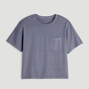 เสื้อยืดสตรีทรงหลวมผ้าฝ้ายเนื้อนุ่ม220 GSM สำหรับฤดูหนาว - Product Image 6