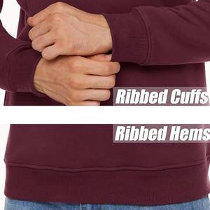 Men's Pullover <b>Hoodie</b> Thick Sherpa <b>Lined</b> Kangaroo Pocket Winter Windproof Warm <b>Fleece</b> <b>Hoodie</b> Athletic Sweatshirts - Product Image 6