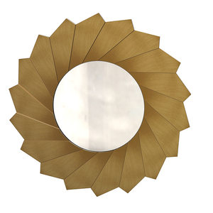 Hecho a mano moderno Sunburst dorado colgante montado en la pared espejo clásico Hotel entrada dormitorio lavabo accesorio decorativo decoración del hogar - Product Image 5