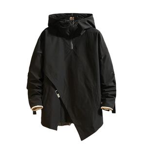 Gran oferta de chaquetas cortavientos para hombre, chaqueta cortavientos a prueba de agua con capucha, abrigo informal, chaqueta cortavientos ligera - Product Image 2