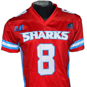 Camiseta de Fútbol Americano, Camiseta de Fanático, Sublimación, Bordado, Talla Grande, 7v7, Bandera, Foto Real, Fábrica de Pakistán, Todos los Deportes - Product Image 1