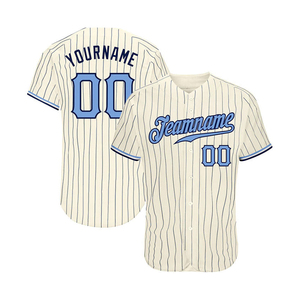 Camisetas de béisbol personalizadas Ajuste personalizado de alta calidad con bordado personalizado e impresión Ideal para fanáticos de los equipos y equipo deportivo - Product Image 3