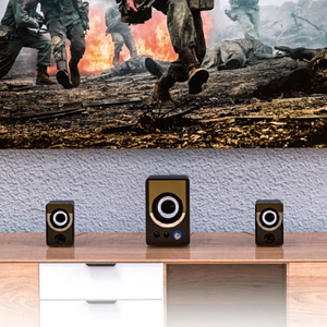 Altavoz con Cable Digitalome SPA-90 de 5W de Potencia con Control Remoto, Combo de Altavoz y Micrófono para Computadora - Product Image 5