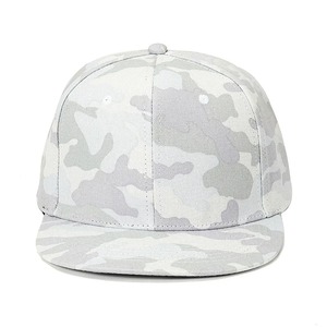 Injae Vina ODM OEM Camouflage Plain Hip Hop Snapback Hat Cap 6-Panel Custom Camo Flat Bill Caps Made Vietnam Cotton Polyester - Product Image 2