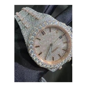 นาฬิกาอะนาล็อกสุดหรูของผู้หญิงที่มีคุณภาพดีที่สุดตัดเพชรเป็นประกายดีไซน์ให้สัมผัสความโรแมนติกทั่วโลก - Product Image 1
