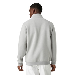 Sweat à capuche demi-zippé pour homme, qualité supérieure, grammage lourd, personnalisable avec logo, style streetwear pour l'hiver, techniques de teinture unie, design haut de gamme - Product Image 4