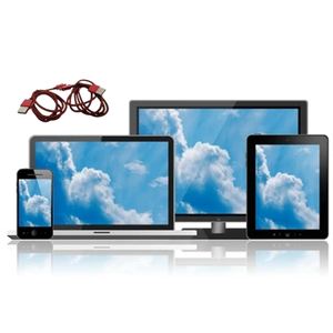 Ensemble de câbles Micro USB en nylon tressé 1m+1m, charge rapide, ultra durable, conducteur en cuivre, emballage PVC, lot de 2 pour équipement électrique - Product Image 5