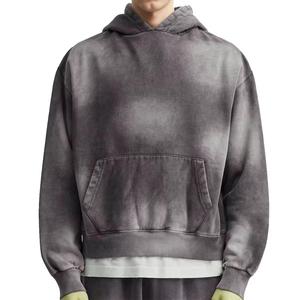Sudaderas con Capucha para Hombre, Estilo Vintage, Lavado Ácido, Corte Regular, 100% Algodón, Transpirables, Ecológicas, para Otoño - Product Image 1