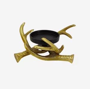 Dernière conception unique en métal cerf photophore cadeau de Noël bougies thé lumière titulaire fête de mariage décor à la maison ornement de Noël - Product Image 4