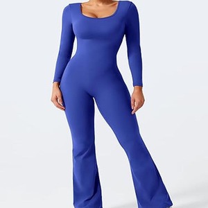 Leggings OEM bas à quantité minimale de commande à vendre Top Ladies Casual Wear Pants Leggings confortables de yoga pour femmes côtelées téléchargés par Dress Sports - Product Image 1