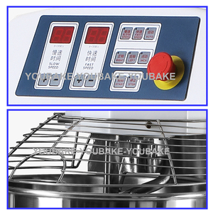 Máy trộn bột xoắn ốc tốc độ kép, có thể đảo chiều, dung tích 50kg, dùng làm bánh <span class=keywords><strong>pizza</strong></span>, làm bánh mì - Product Image 4