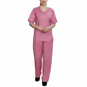 Meilleures ventes : Blouses médicales décontractées unisexes en coton respirant à 100 %, multifonctionnelles, pour l'extérieur et l'hôpital, avec broderie personnalisée, coupe courte - Product Image 5