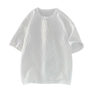 Ropa de calle estampada, camiseta en blanco, ropa de talla grande para hombre, camiseta de lavado ácido, camisetas con logotipo personalizado y sublimación para hombre - Product Image 3