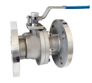 Válvula de bola con brida de grado industrial PN40 Inoxidable 304 DN40 Solución sin fugas para la industria petroquímica - Product Image 1