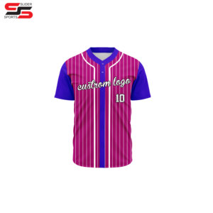 Camiseta deportiva sublimada personalizada al por mayor, camiseta de béisbol personalizada de malla con impresión digital por sublimación para hombre - Product Image 5