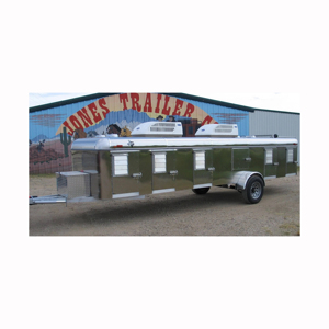 Remorque de bateau en acier inoxydable de qualité marine avec supports réglables, pneus solides étanches et cadre soudé haute résistance - Product Image 2