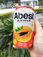 Abeste Vruchtensap Met Papaja Smaak Tropisch Fruit Uit Vietnam