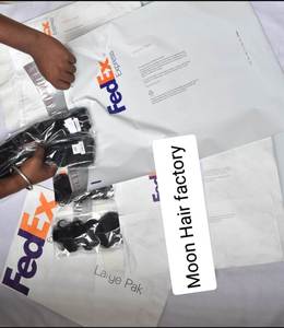 Cabello Indio Liso de 24 Pulgadas, 1 Paquete, Sedoso, Suave y Brillante con Doble Trama Resistente, Empaque Personalizado para Exportación - Product Image 2