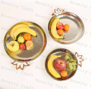 Nouveau Design moderne nacre thé plateau à café bols ronds Style arabe tasses assiettes de service pour accessoires de vaisselle - Product Image 1