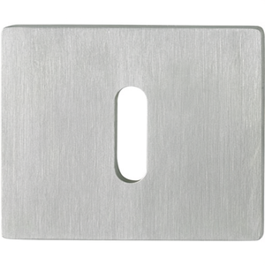 Stainless Steel Keyhole Escutcheon Pair OB Rectangular HOPPE <b>Door</b> <b>Plates</b> F69 Escutcheon Thickness 2mm E847NS - Product Image 2