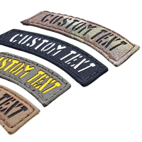 Insignes de patchs découpés au laser tactiques personnalisés drapeau infrarouge lointain réfléchissant IR fabriqué en usine pour système de boucle de crochet de sac à dos