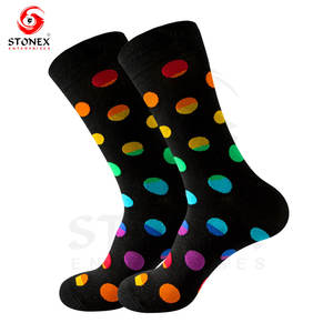 Chaussettes tricotées européennes et américaines transfrontalières personnalisées en gros Chaussettes pour hommes et femmes - Product Image 2