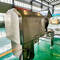 Cortadora de Carne Congelada Industrial 3D, Máquina Automática de Corte en Cubos de Acero Inoxidable para Carne de Res, Cerdo y Pollo, de Alta Capacidad Comercial