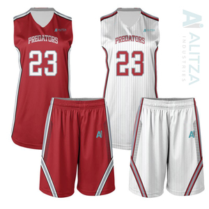Juego de camisetas de baloncesto reversibles personalizadas, tela ligera que absorbe la humedad, secado rápido para adultos jóvenes, técnicas impresas de tamaño XS - Product Image 4