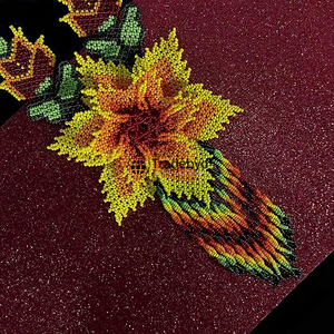 Collier chaîne à maillons brodés à la main de qualité supérieure Tradebyd, bijoux bohèmes tendance pour un anniversaire, unisexe - Product Image 2