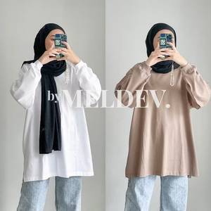 Blusas y Camisas de Manga Larga para Mujer, Premium, Básicas, de Algodón, Casuales, Transpirables, de Corte Holgado y Manga Abullonada - Product Image 1