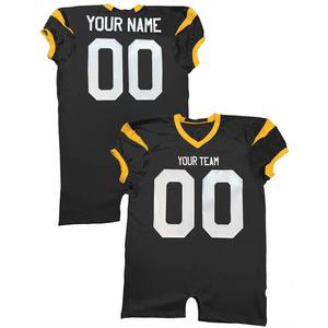 Camiseta de fútbol americano para adultos personalizada al por mayor, ropa deportiva transpirable y de talla grande, conjunto de práctica juvenil, camiseta de sublimación - Product Image 1
