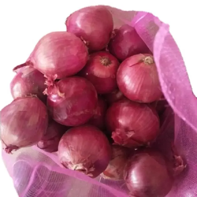 Bolsas de malla Fresh Farm 50Kg 8cm Cebollas Rojas/Exportadores a granel de cebolla fresca y saludable
