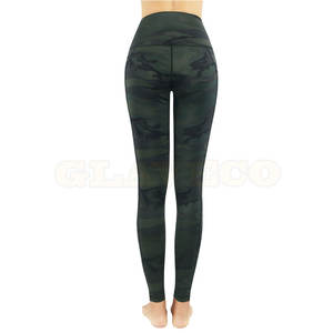 เลกกิ้งโยคะเอวยางยืดสำหรับผู้หญิง ผลิตแบบมืออาชีพ ขายส่ง คุณภาพสูง แบบเรียบ ระบายอากาศ แห้งเร็ว มีไซส์พลัส - Product Image 3