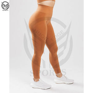 Leggings Deportivos Brillantes Personalizados al por Mayor, Pantalones de Yoga para Gimnasio, Leggings de Cintura Alta para Mujer - Product Image 4