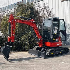 Pour Kubota U55-4 Mini pelle utilisée japonaise 3.5 tonnes Mini pelle avec flèche pivotante prix du pouce hydraulique composant moteur concentré - Product Image 2