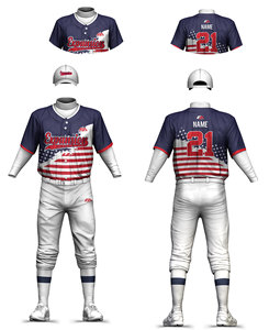 Camiseta de béisbol personalizada para hombre, ropa deportiva de precio barato con técnica impresa por sublimación, entrega rápida - Product Image 4