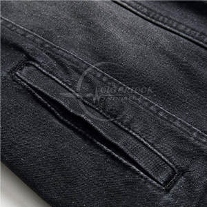 Vente en Gros 100% Coton Hommes Veste Dernière Conception Jeans Imperméables - Product Image 6